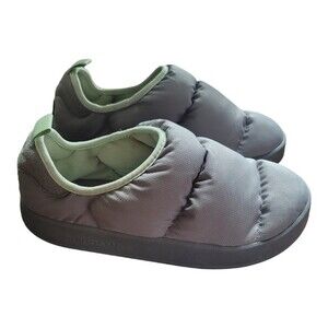 Adidas Puffylette Slip On Sandal Slipper Lazy Shoes US Women Charcoal Gray 10